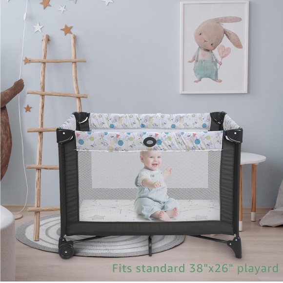 NWT Pack and Play Mattress Topper Baby Pack N Play Mattresses for Playpen and Pl - Picture 2 of 7